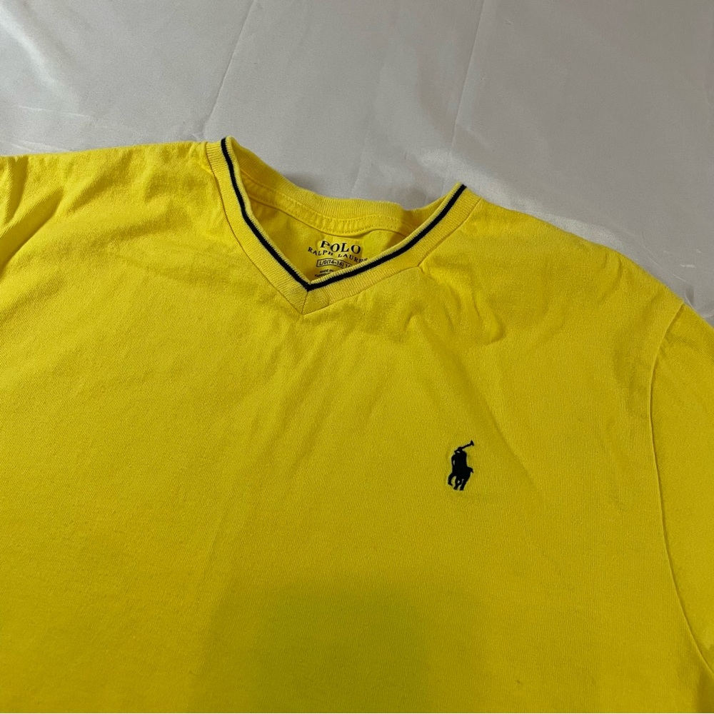 Polo Ralph Lauren Bright Yellow Tee - Picture 3 of 7